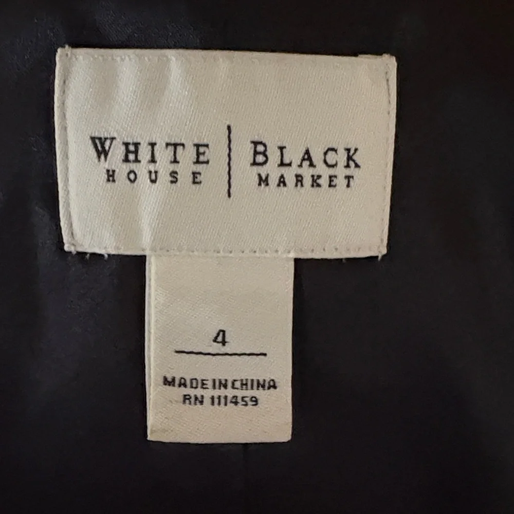 White House Black Market Black Bolero Jacket - Picture 3 of 4